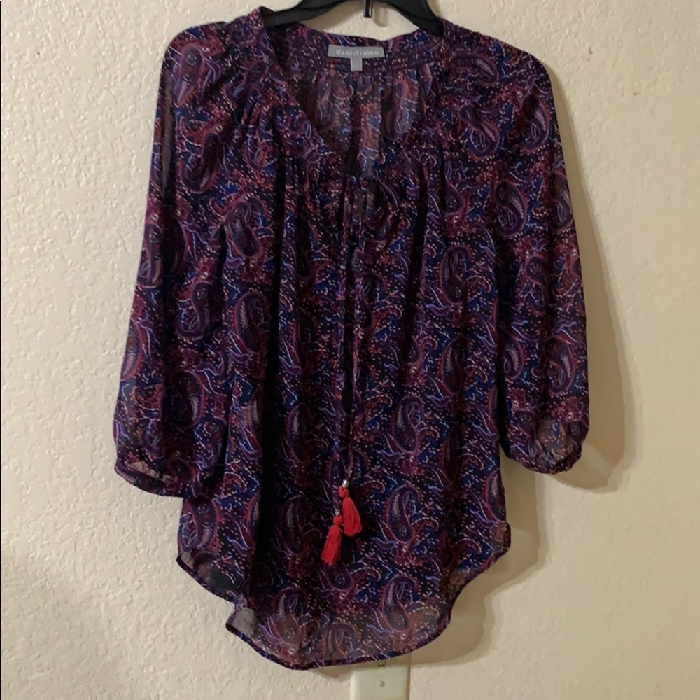 Daniel Rainn Anthropologie Blouse Tunic Size S